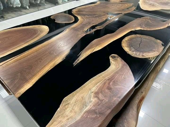 black-epoxy-river-island-dining-table-side-profile Black epoxy river island live edge dining table side profile