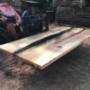 7ft x 4ft Sugar Maple Epoxy River Dining Table