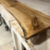 Live Edge Benched Maple Slab