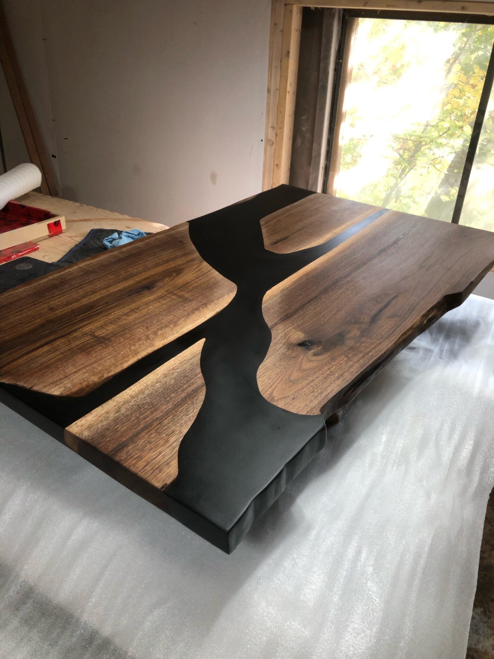 4ft-live-edge-walnut-epoxy-coffee-table-side-profile 4ft live edge black walnut epoxy river coffee table side profile