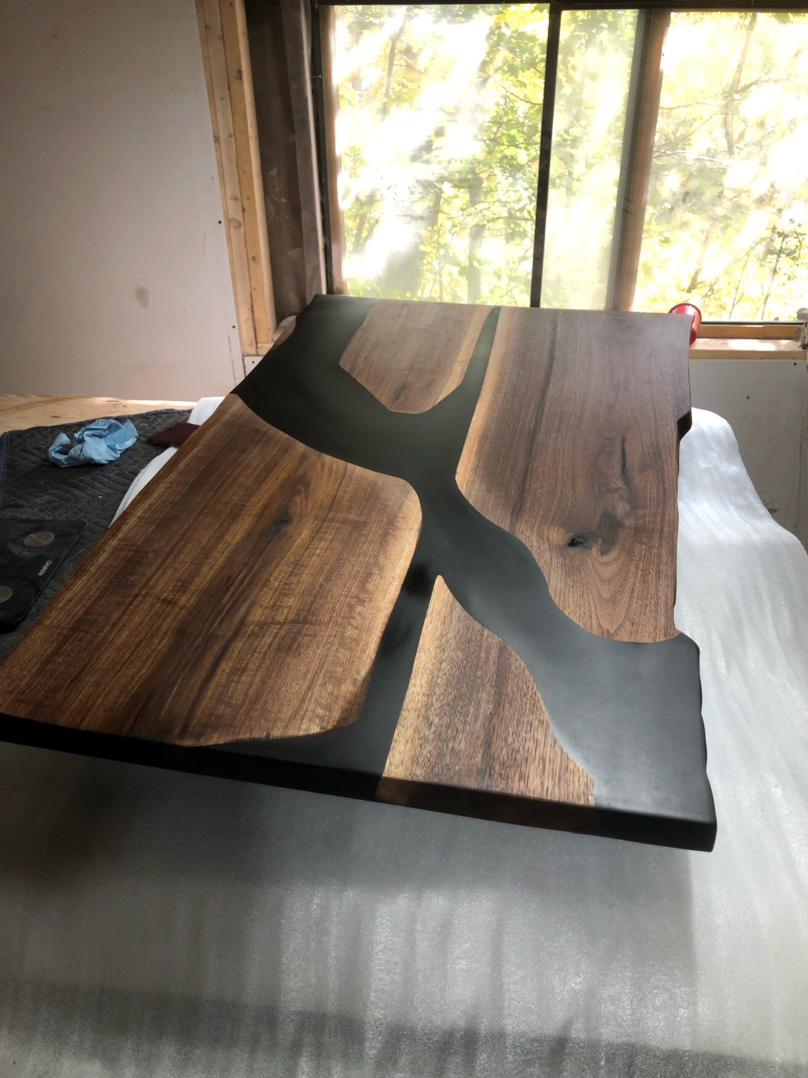black-walnut-epoxy-river-coffee-table-top-view Black walnut black epoxy river coffee table top view