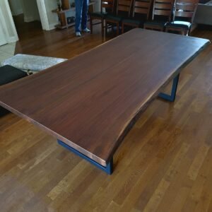 Custom Black Walnut 8ft x 3.5ft Dining Table